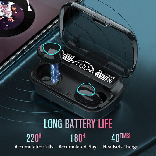 Wireless In Ear Earbuds Bluetooth 5.0 Headphones Mini Stereo Earbuds Sport Headset Bass Sound Built-in Micphone