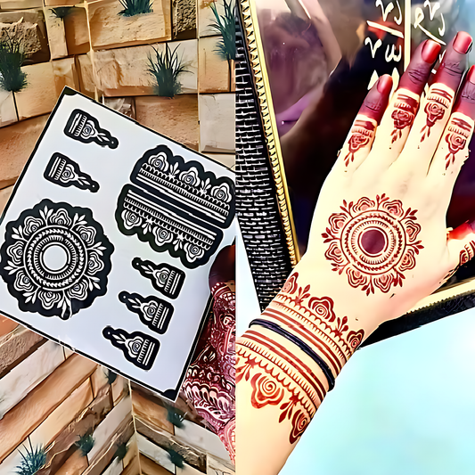 Henna Stencil Tattoo – Easy & Stylish Mehendi Art